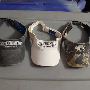 Visors are in good condition total 3